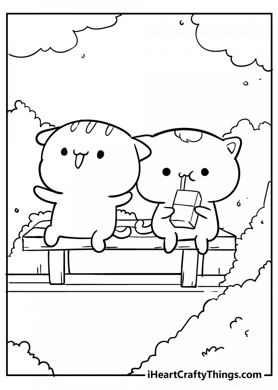 Kawaii Coloring Pages (% Free Printables)