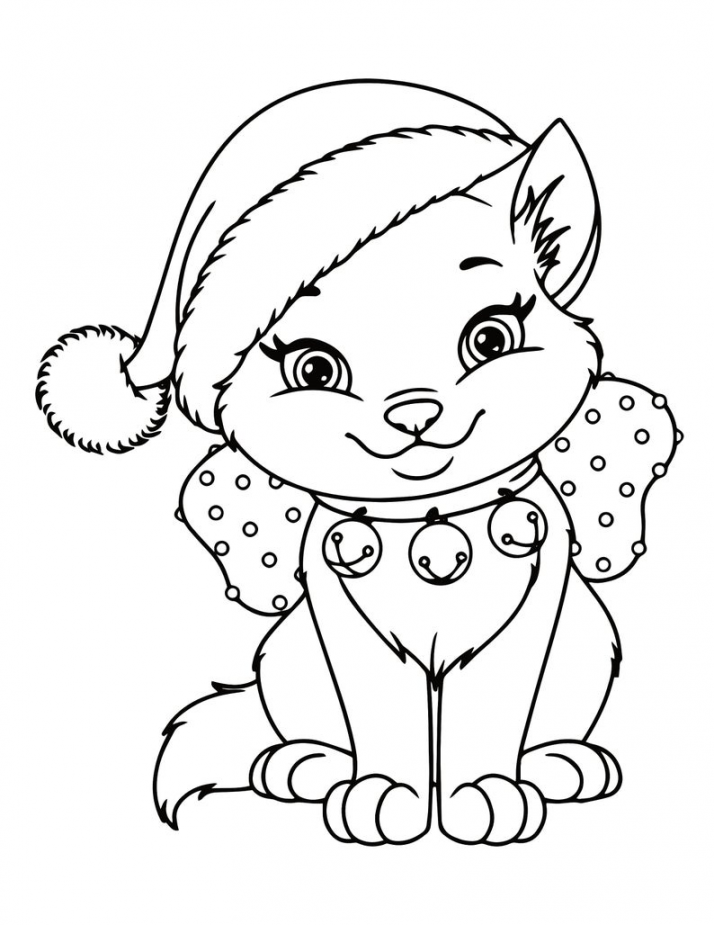 Kitten Coloring Pages  Printable Kitten Coloring Pages for