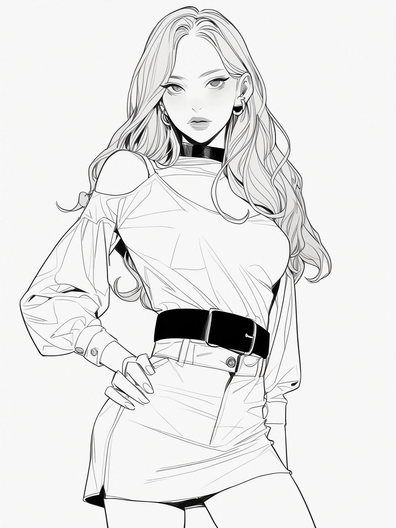 Kolorful K-pop: Colouring Pages of Fashion-forward Idols - Etsy in