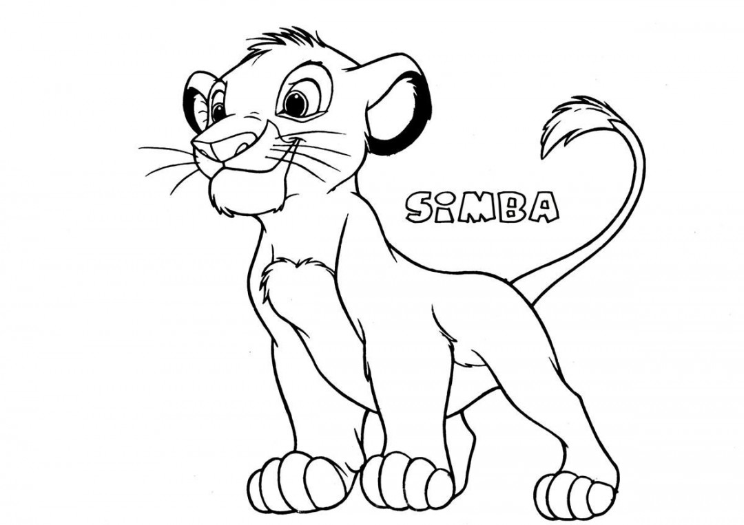 lion king simba coloring pages - Google Search  Lion coloring