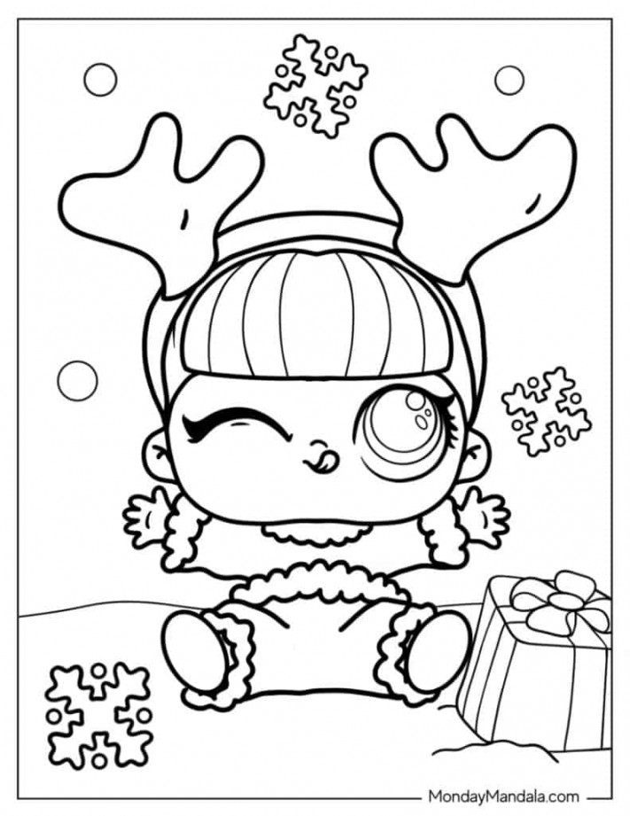 LOL Surprise Coloring Pages (Free PDF Printables)