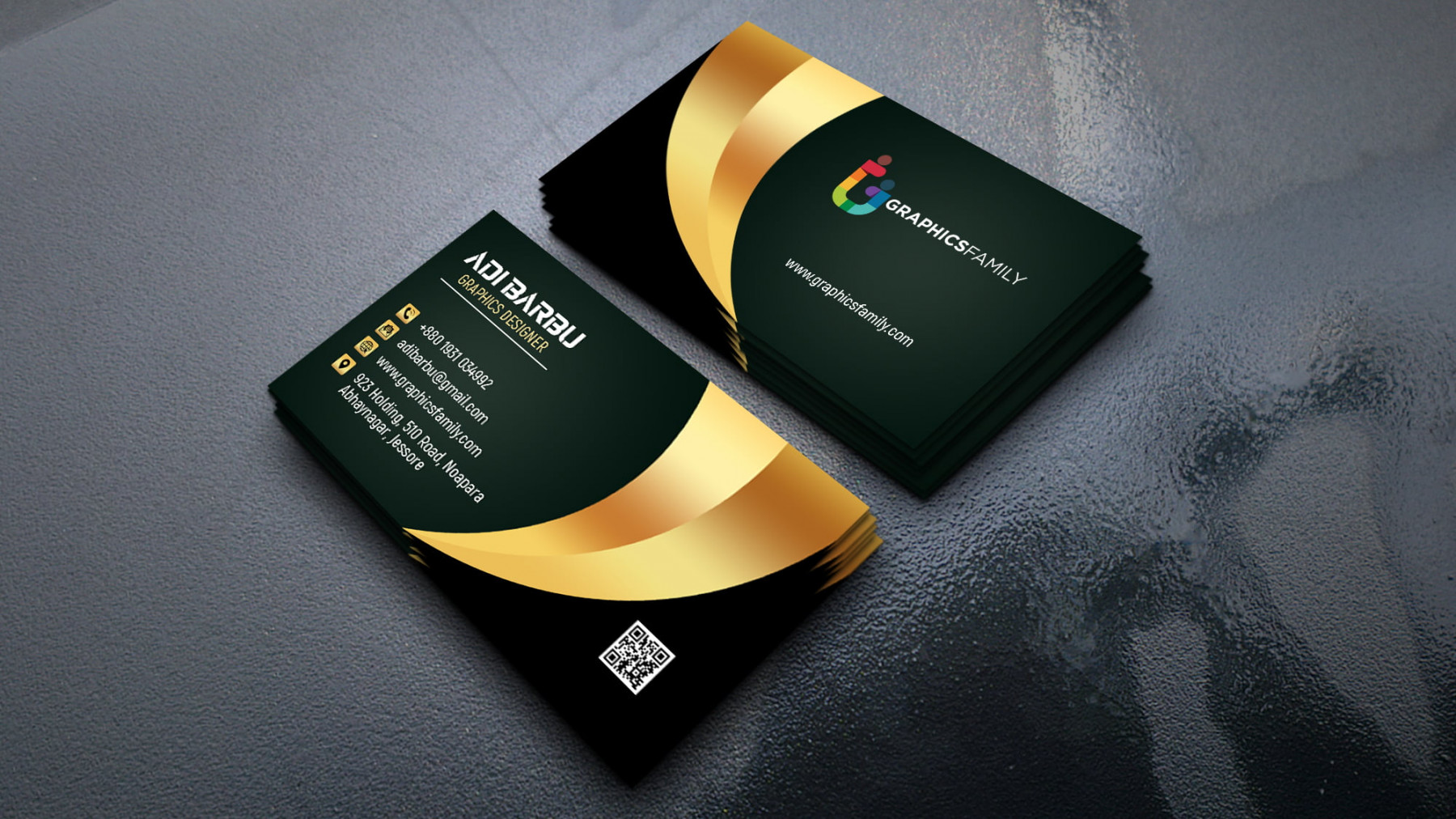 Luxury Business Card Design For Branch Manager Free psd Download