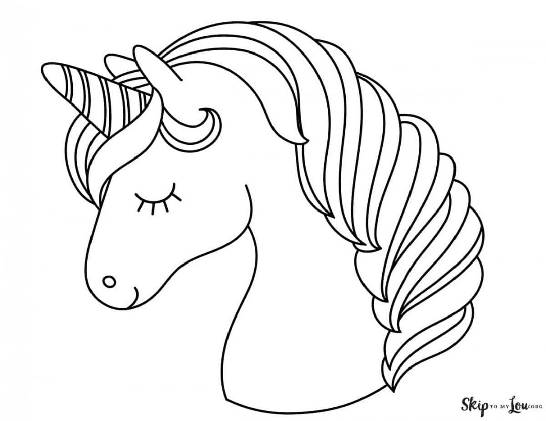 Magical Unicorn Coloring Pages Print for Free  Skip To My Lou