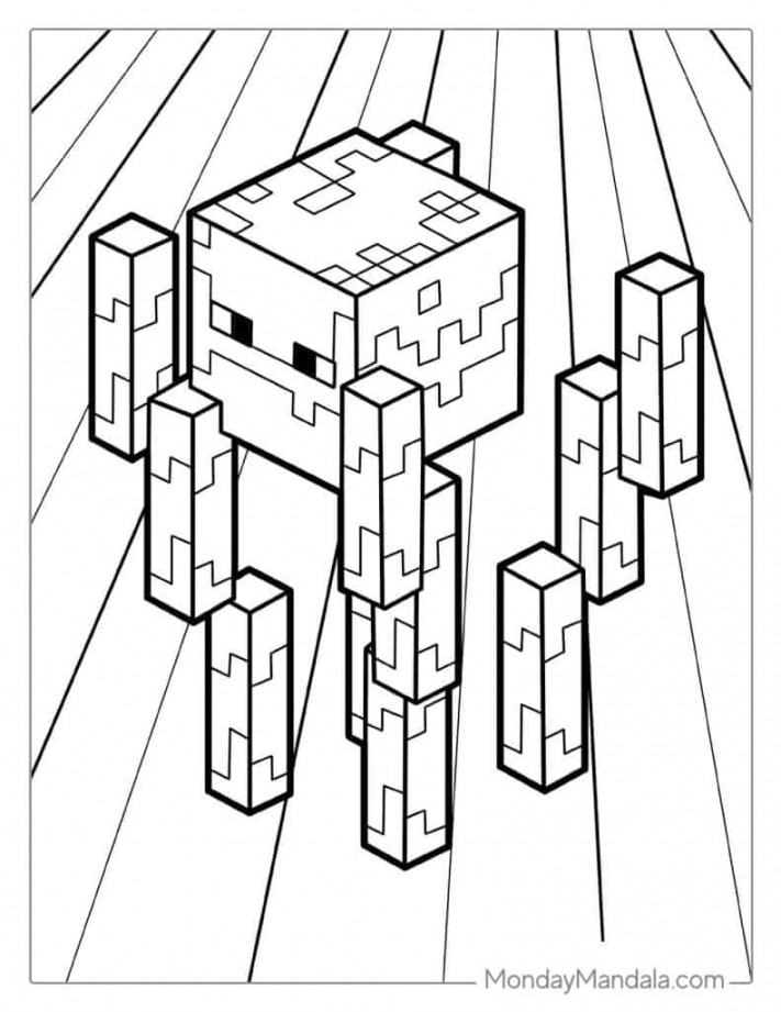 Minecraft Coloring Pages (Free PDF Printables)