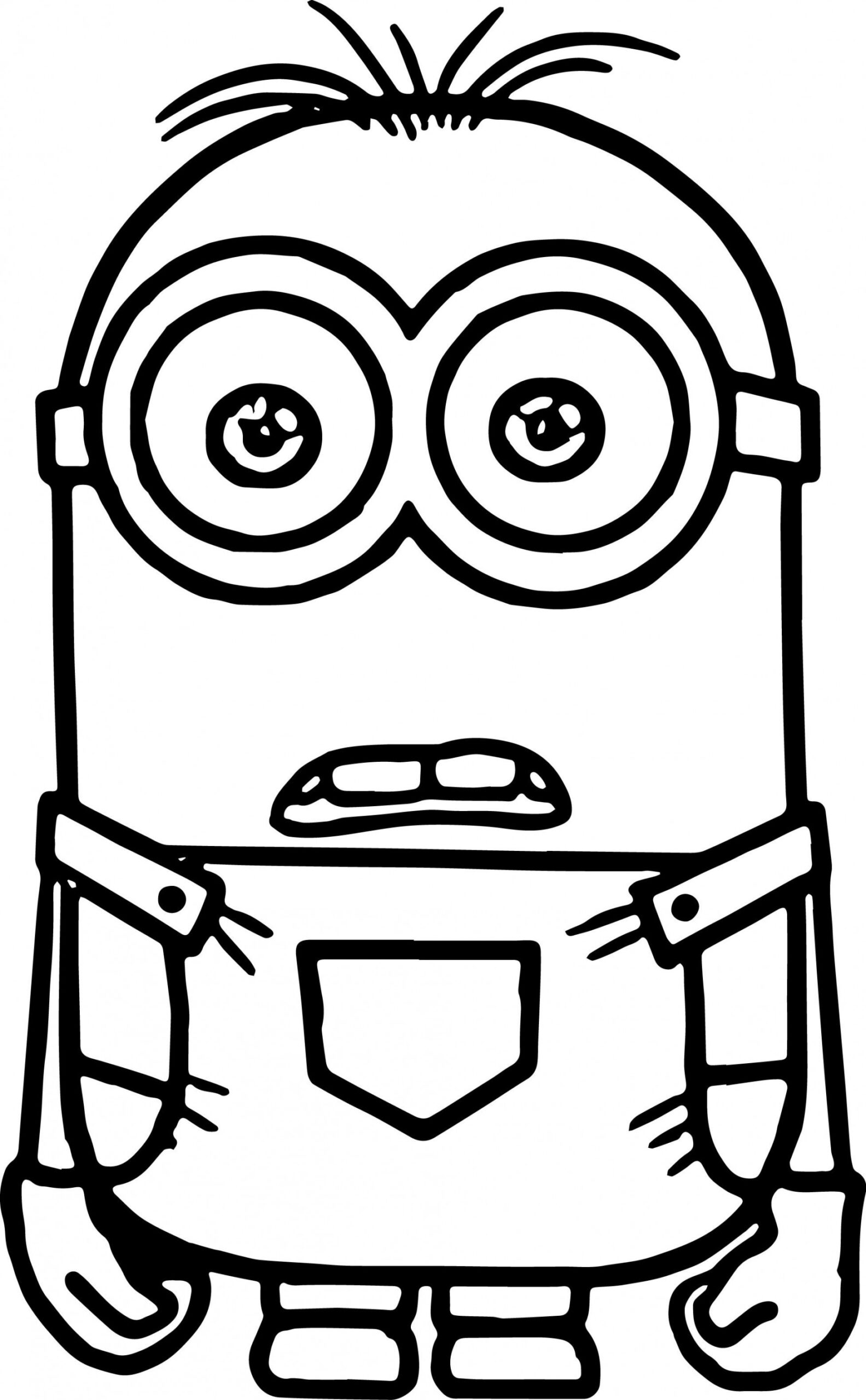 Minions Coloring Pages - Wecoloringpage  Minion coloring pages