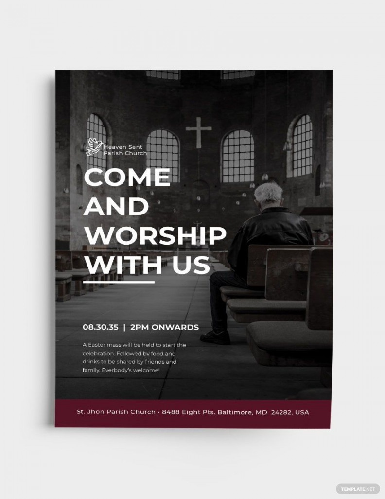 Modern Easter Church Flyer Template - Download in Word, Google