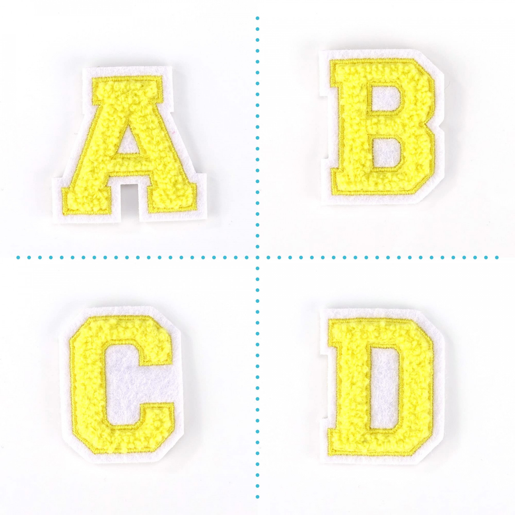 Naehgedoens.de Small Terry Cloth Letters