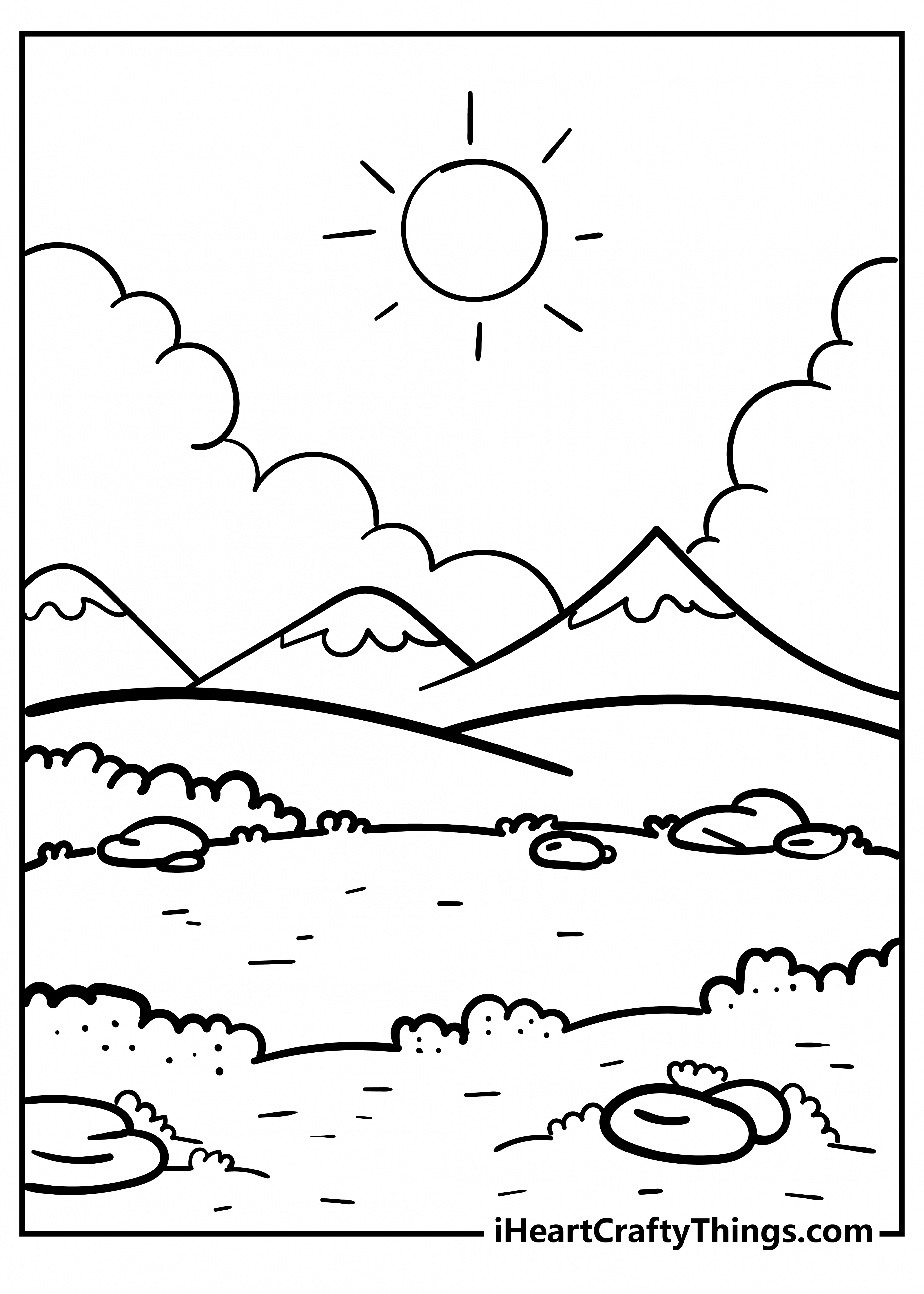 Nature Coloring Pages (% Free Printables)