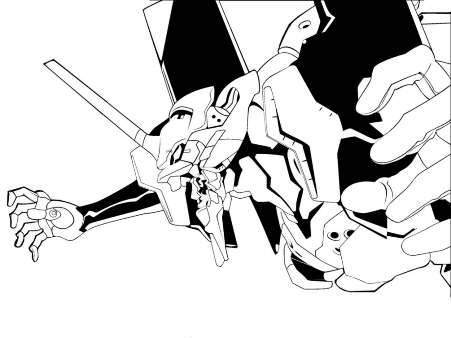 Neon Genesis Evangelion Coloring Pages Printable for Free Download