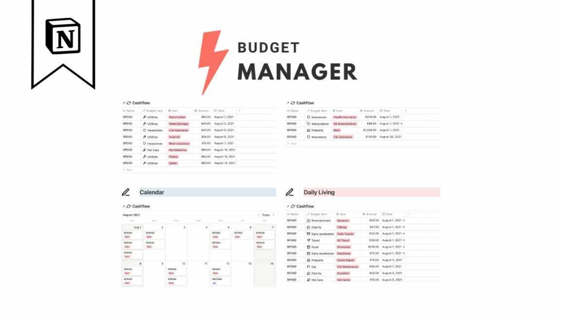 Notion for Finance: A Monthly Budget Manager — Red Gregory