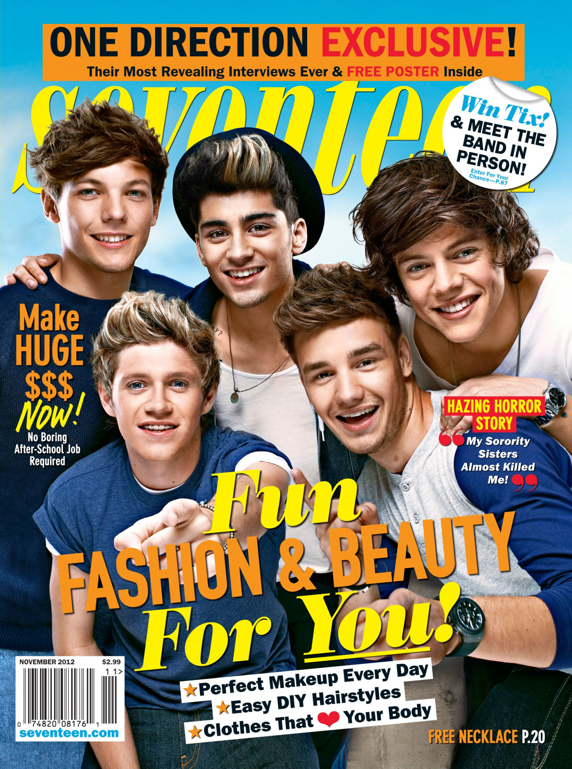 One Direction Exclusive Interview  Seventeen magazine, Seventeen