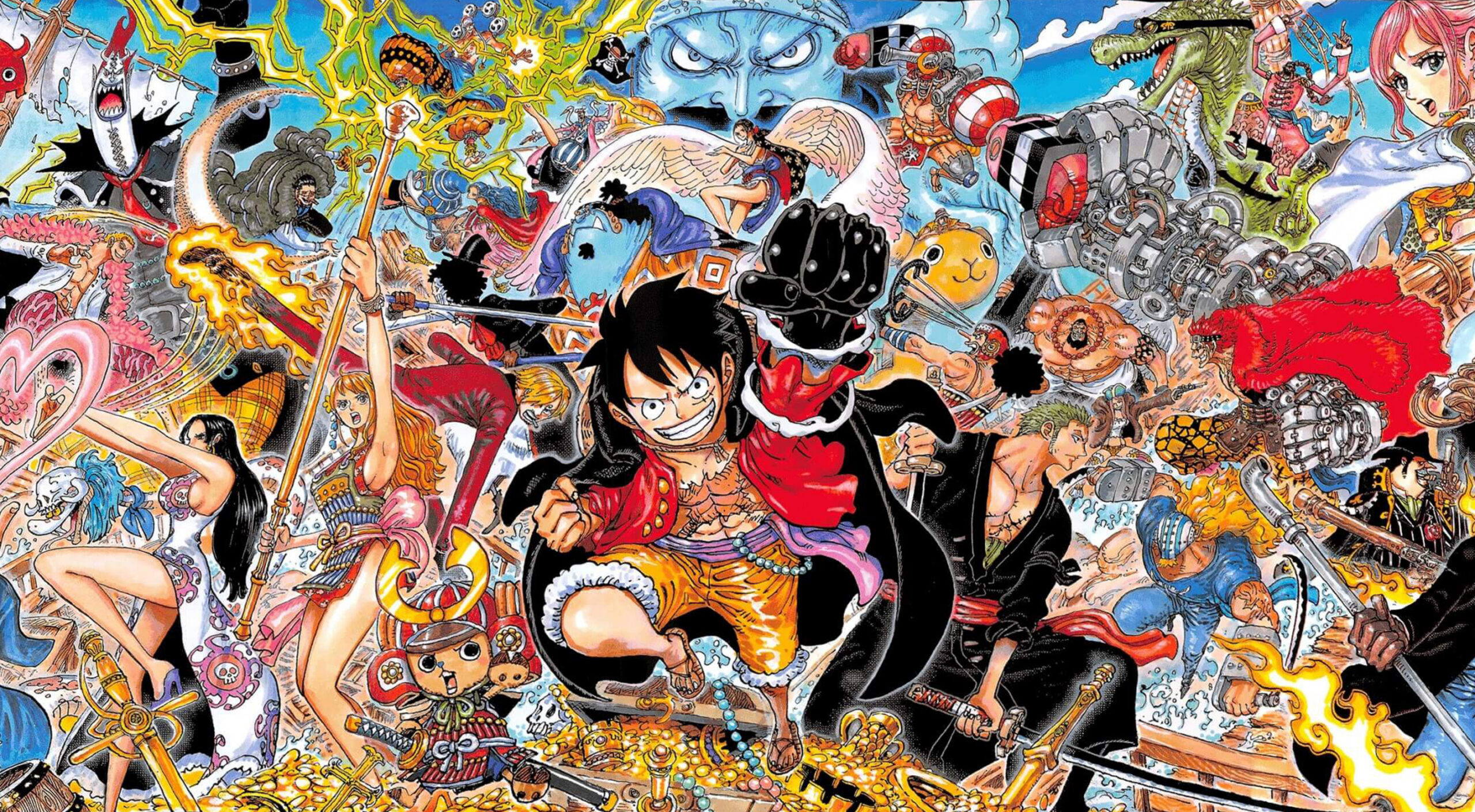 One Piece Chapter  Colorspread Fullscreen by SugarKart on