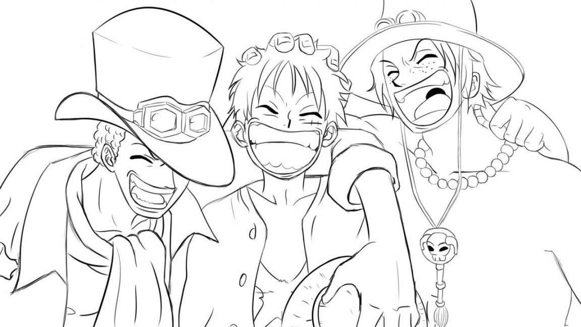 One Piece Coloring Pages  by coloringpageswk on DeviantArt