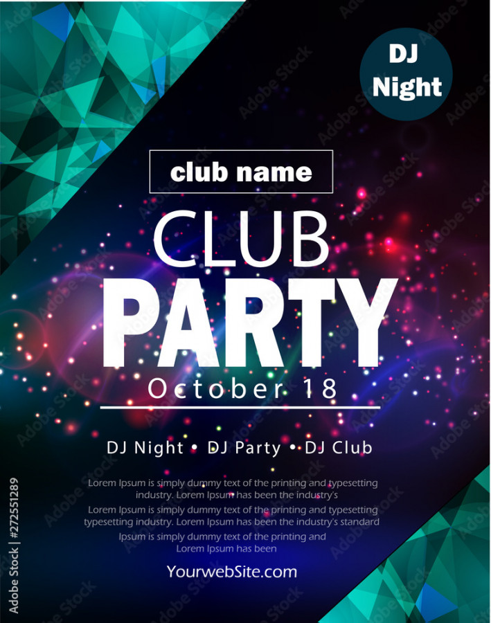 party flyer poster