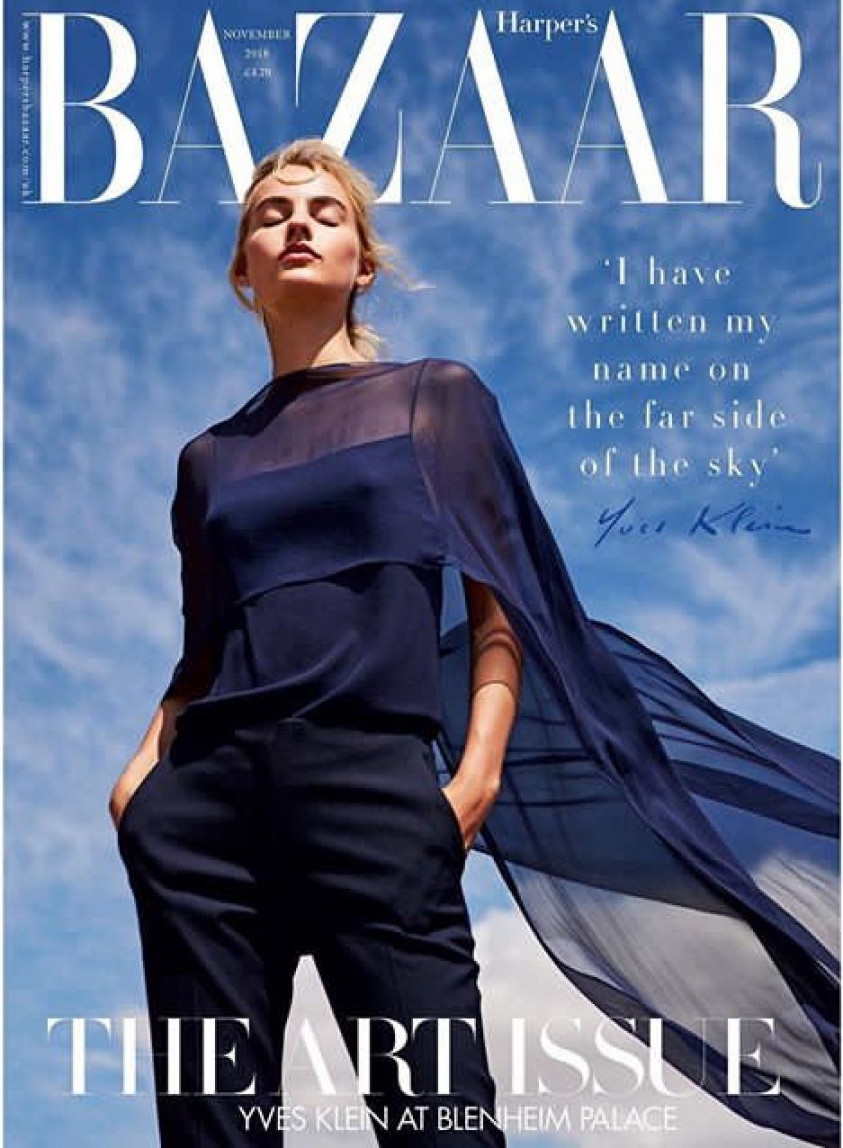 Pin by D-REVISTAS on Azul, Blue, Azzurro ON THE COVER  Harpers