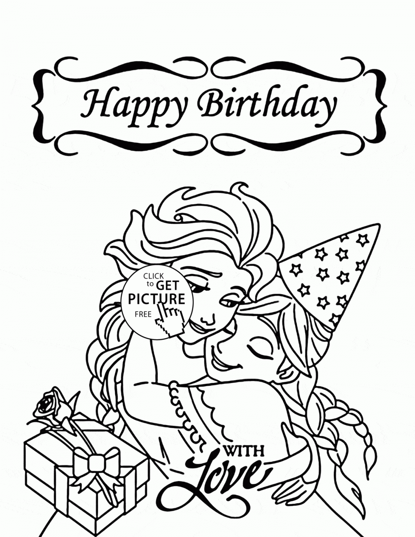 Pin on Birthday coloring pages