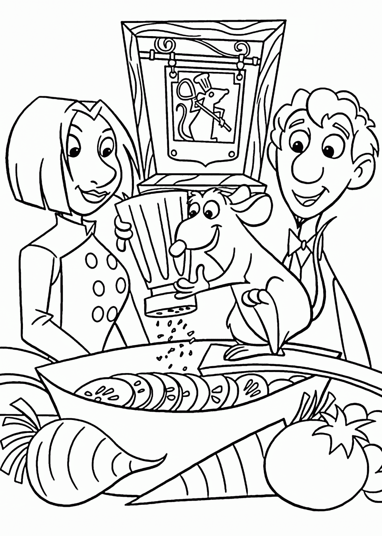 Pin on Coloring Pages (Ratatouille)