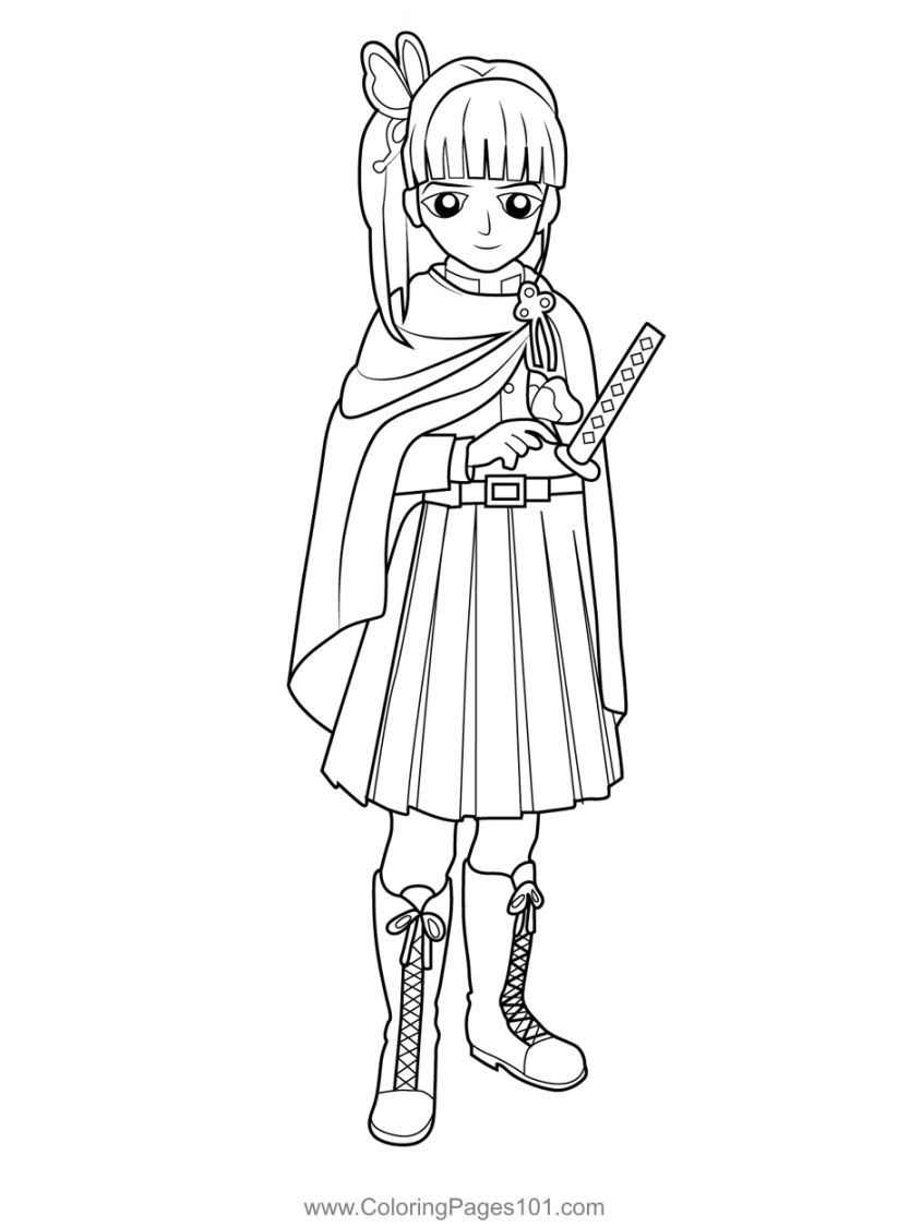 Pin on Demon Slayer Coloring Pages