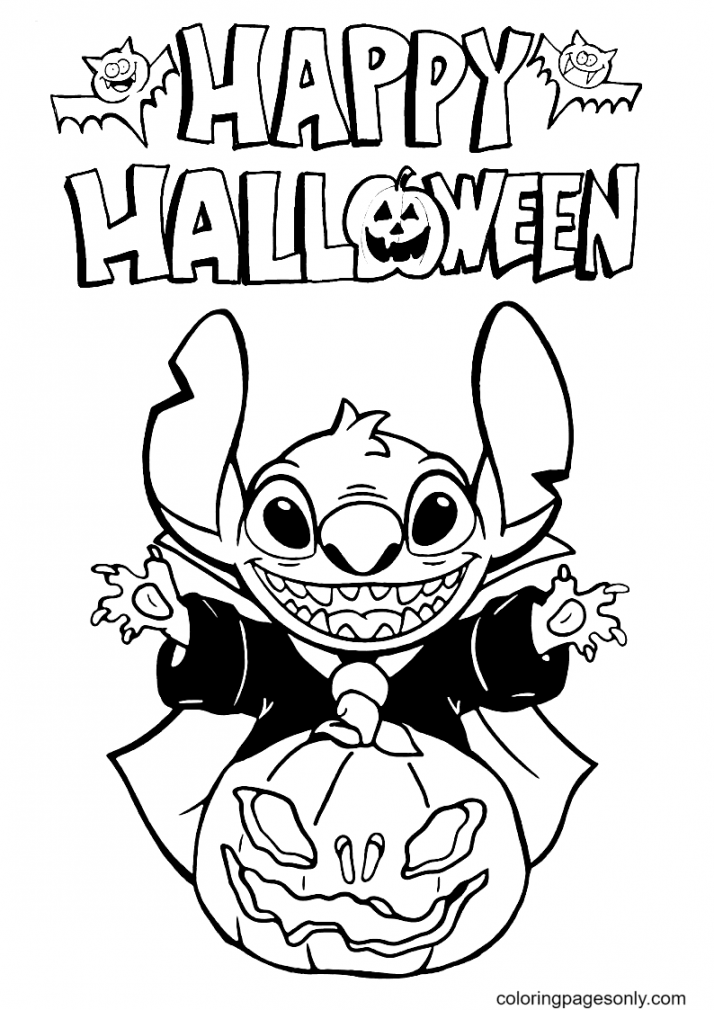 Pin on Disney Halloween Coloring Pages