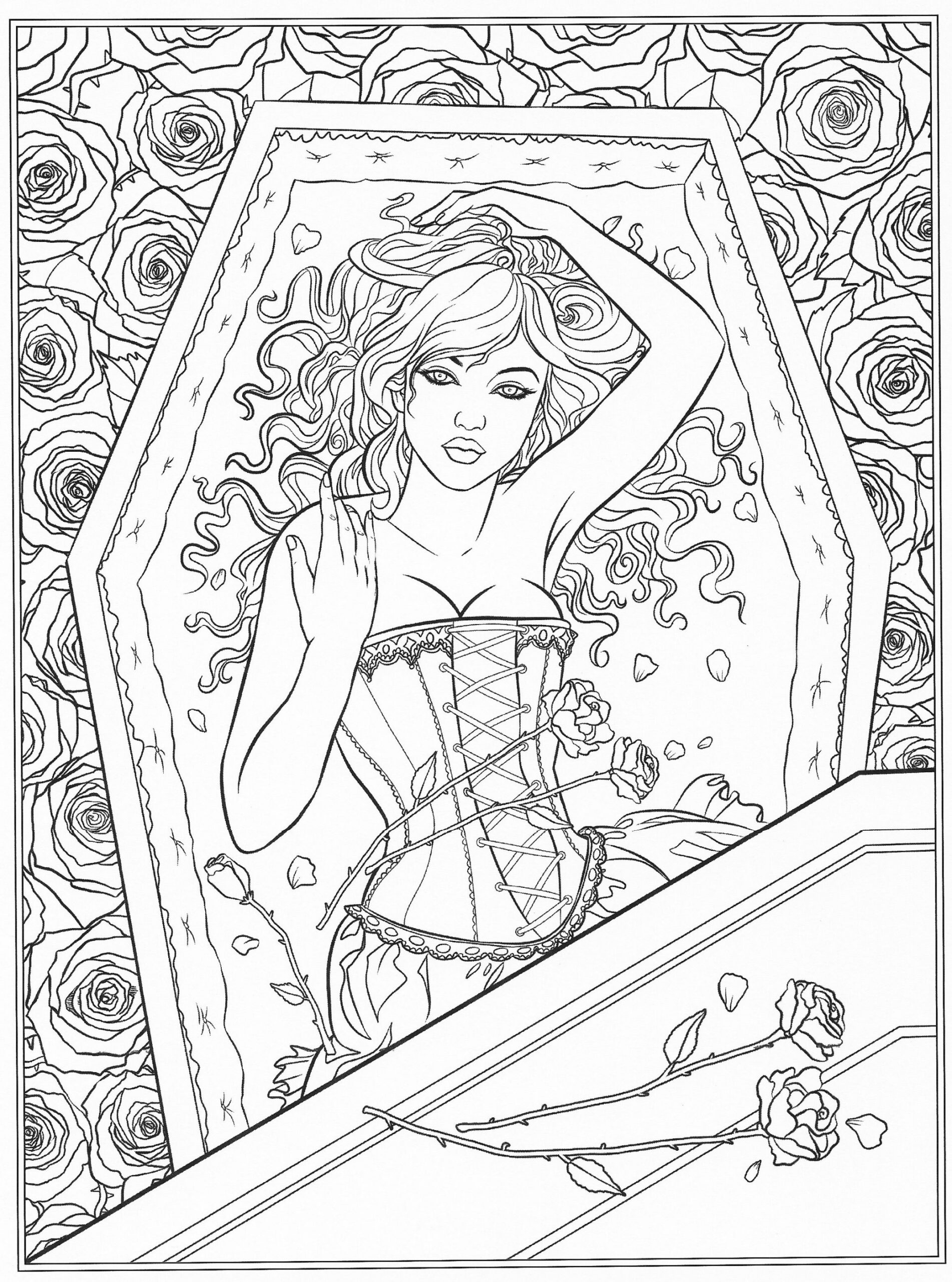 Pin on Fantasy Coloring Pages for Adults