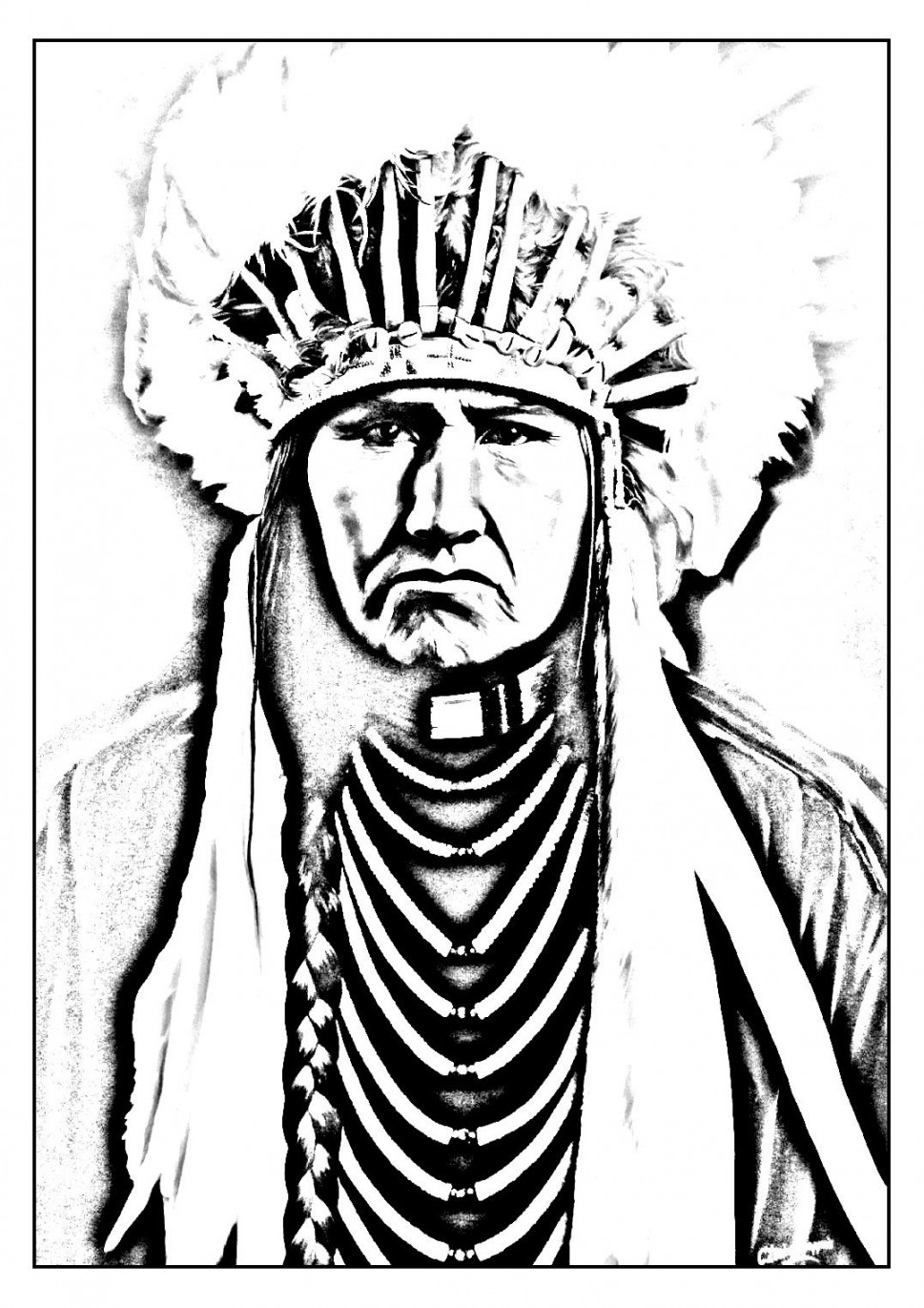 Pin on Native Americans coloring pages