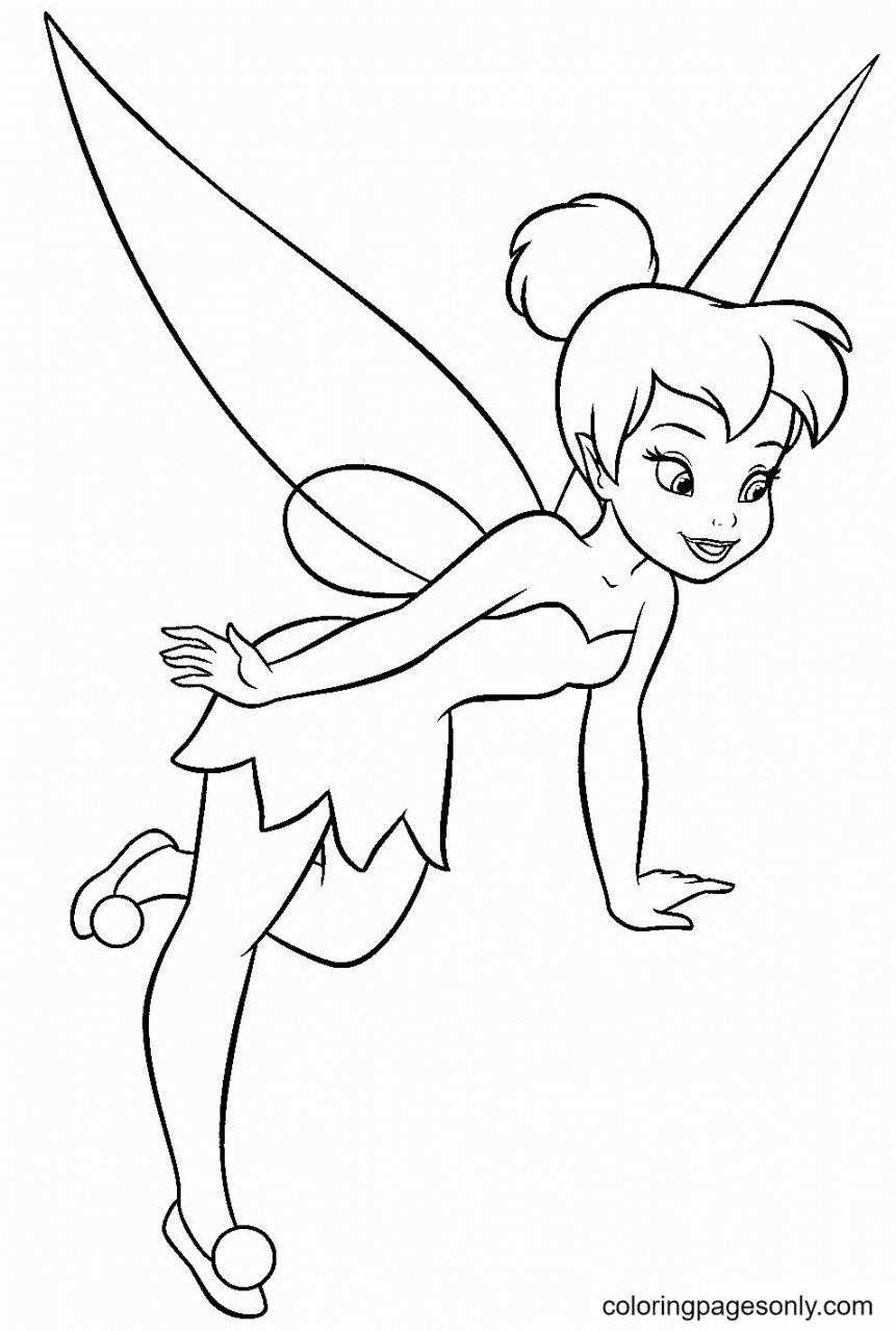 Pin on Tinkerbell coloring pages