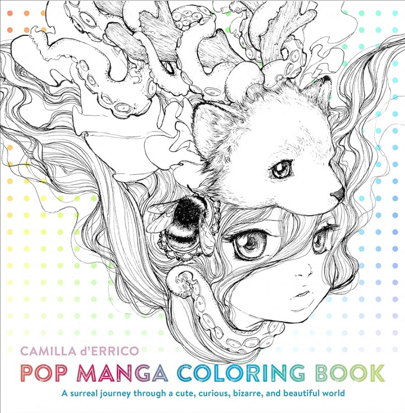 Pop Manga Coloring Book: A Surreal Journey Through a Cute, Curious,  Bizarre, and Beautiful World