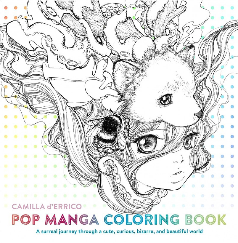 Pop Manga Coloring Book: A Surreal Journey Through a Cute, Curious,  Bizarre, and Beautiful World