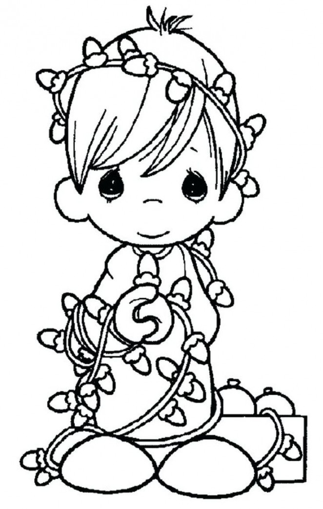 Precious Moments Coloring Pages PDF - Coloringfolder