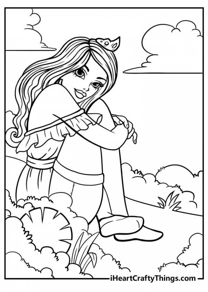 Princess Coloring Pages - (% Free Printables)