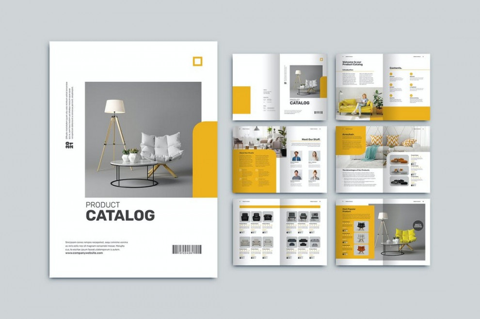 Product Catalog Brochure Template  Design Shack