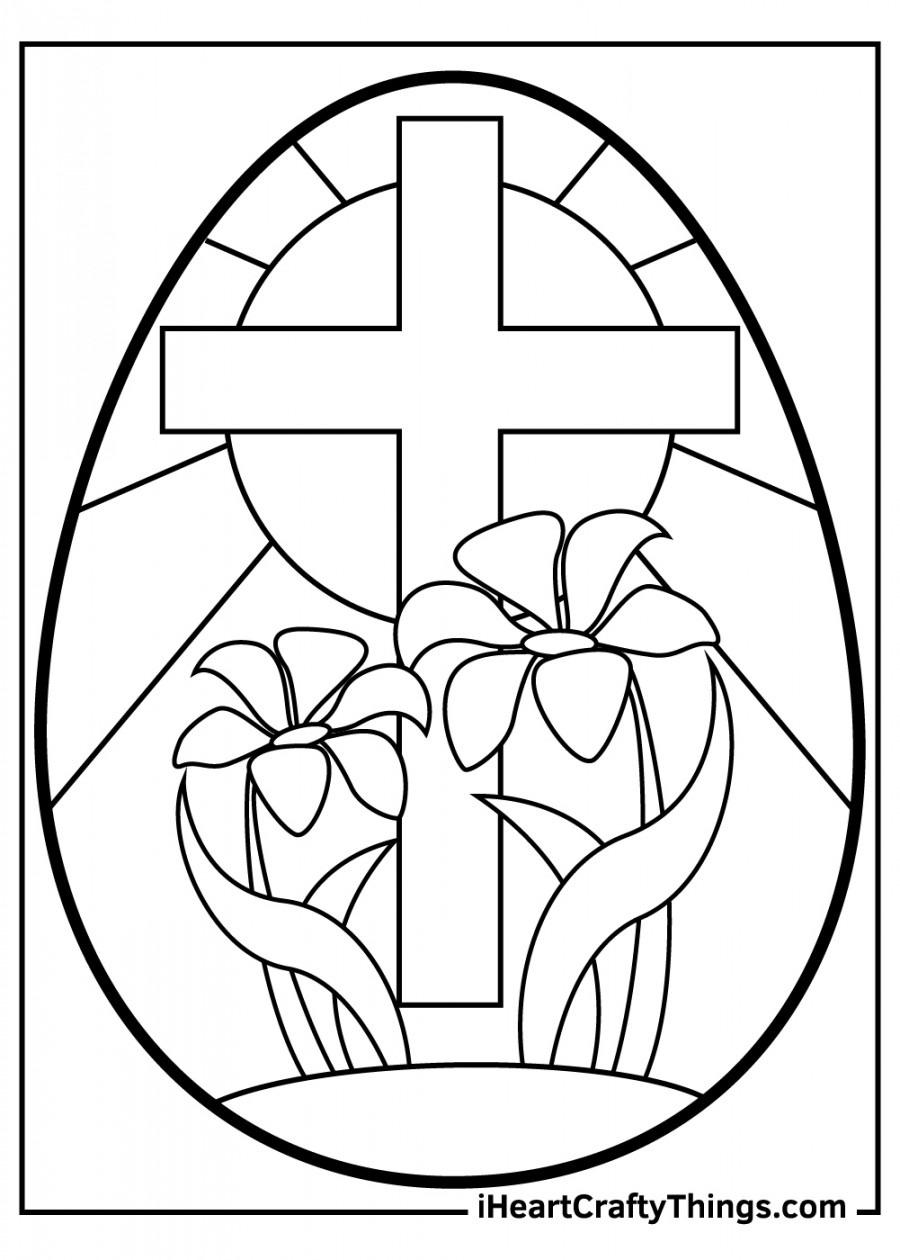 Religious Easter Coloring Pages (% Free Printables)