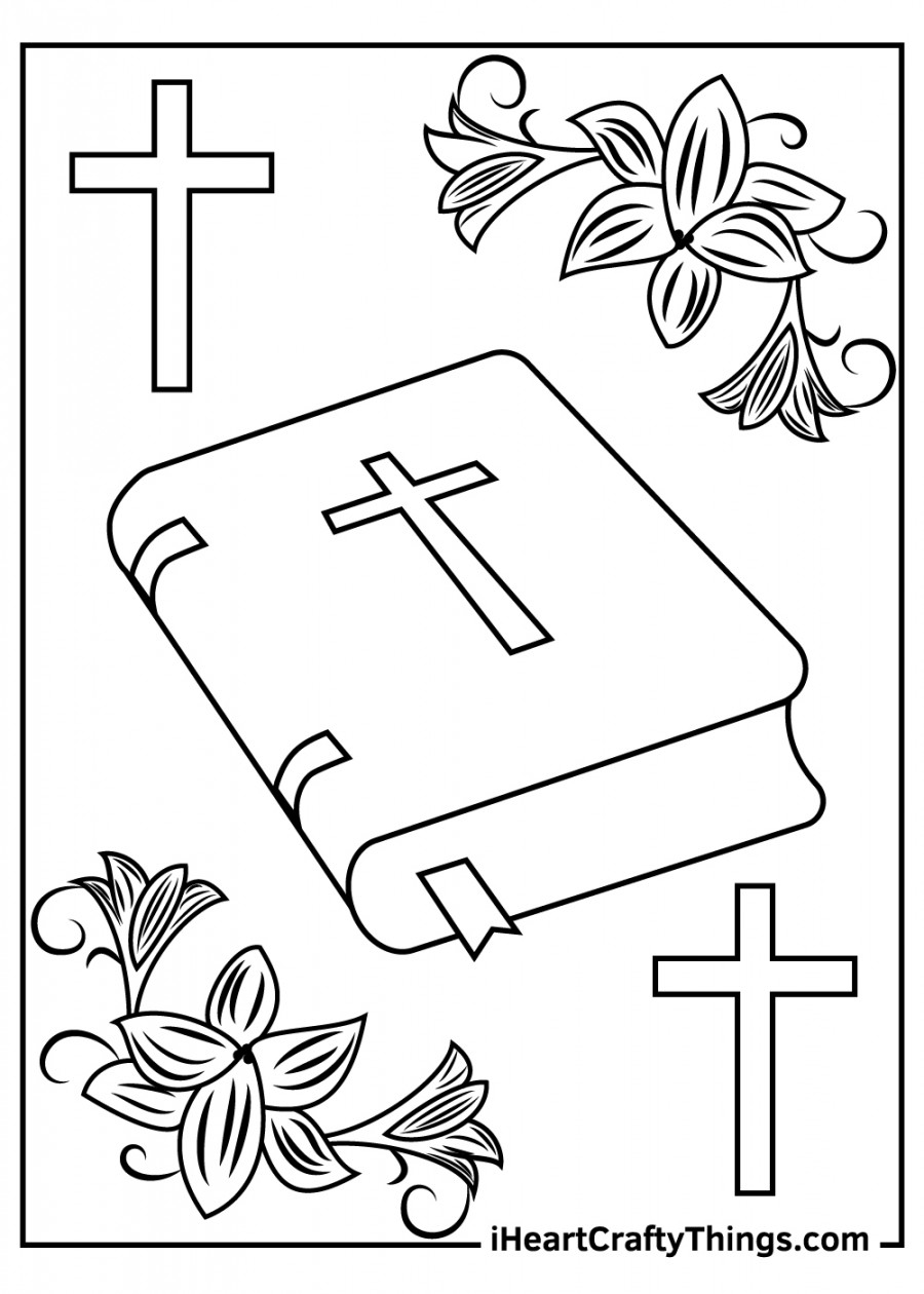 Religious Easter Coloring Pages (% Free Printables)