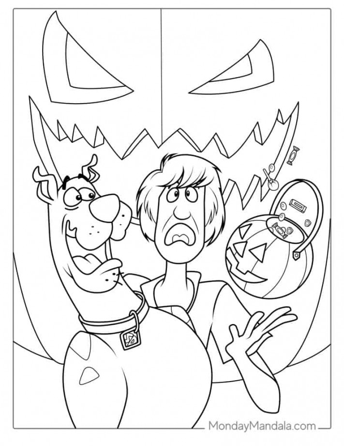 Scooby-Doo Coloring Pages (Free PDF Printables)