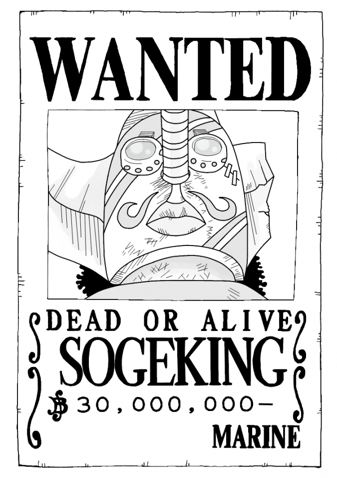 Sogeking Wanted poster by trille on DeviantArt