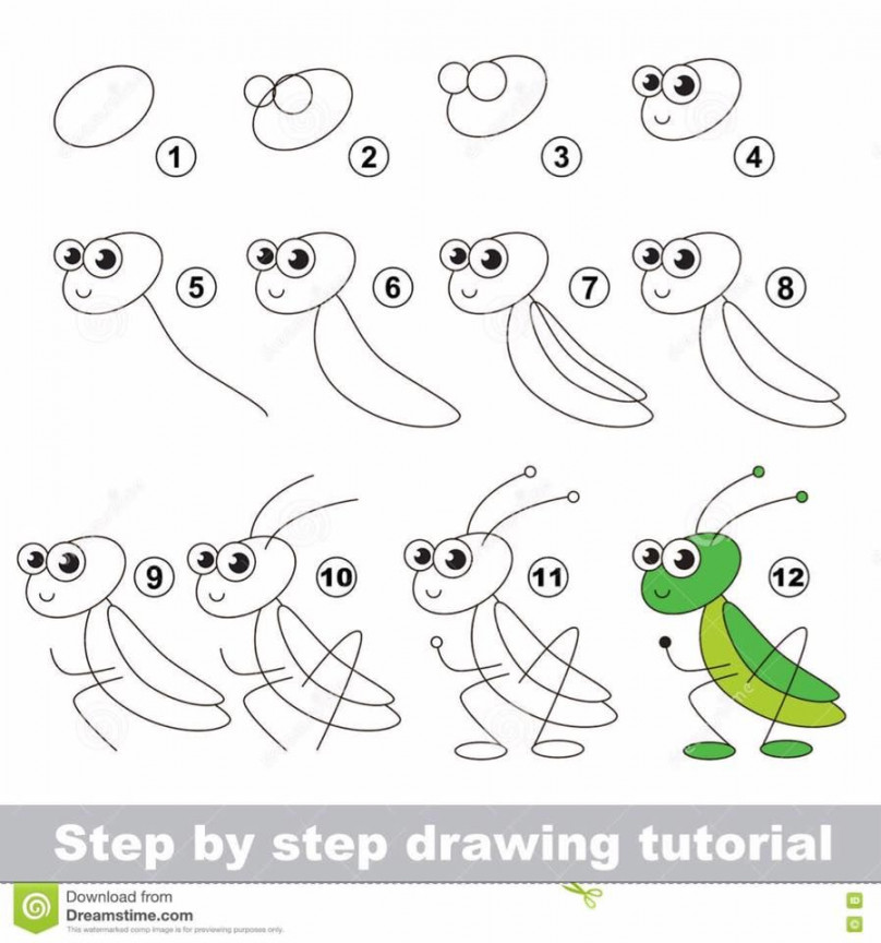 Stey by Step drawing tutorials for kids