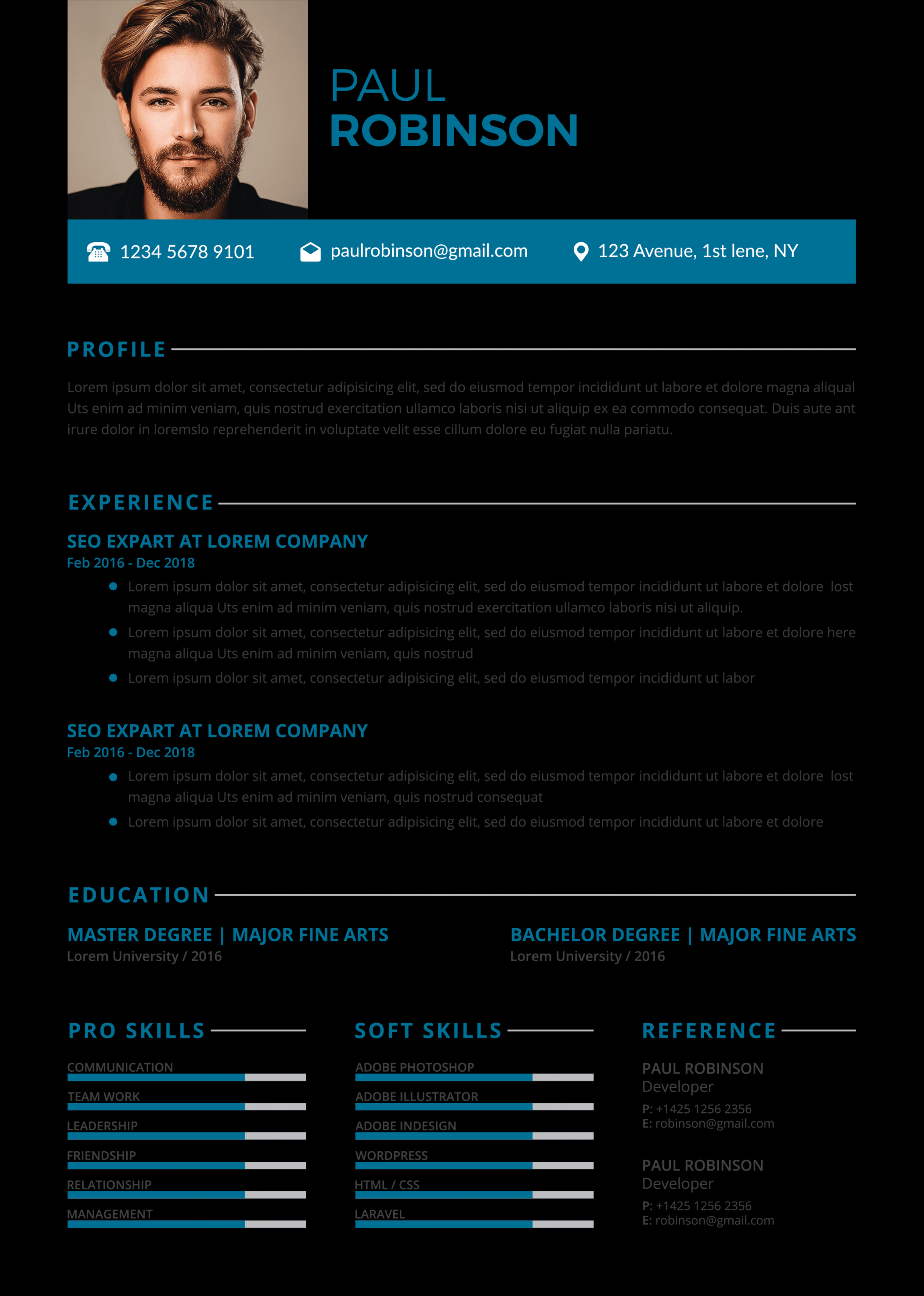 Template Resume Agar Menonjol - Contoh Resume