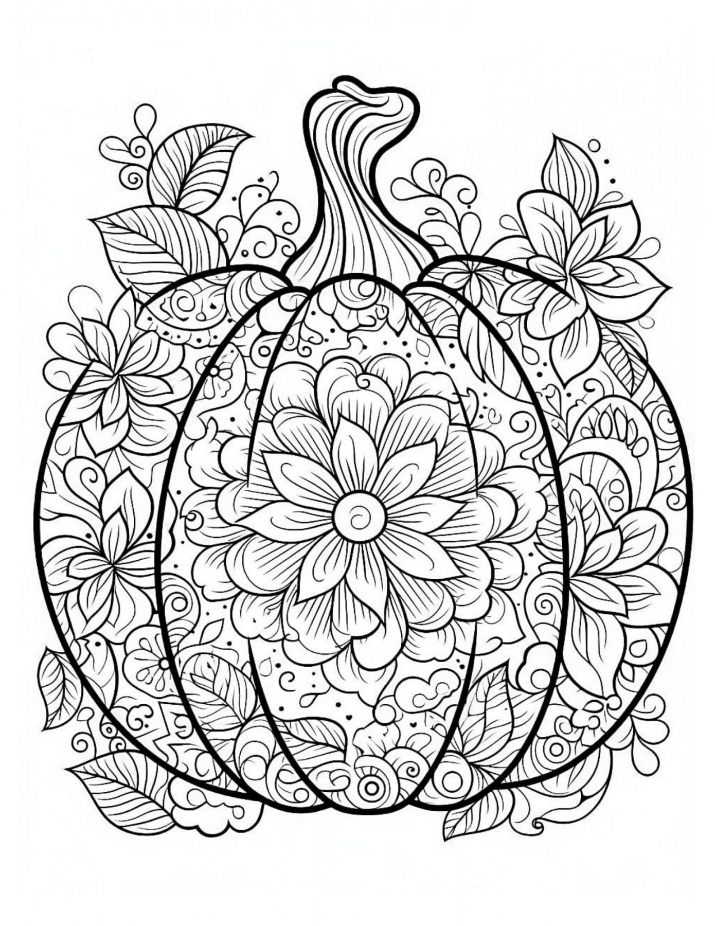 Thanksgiving Coloring Pages For Kids And Adults - Our Mindful Life