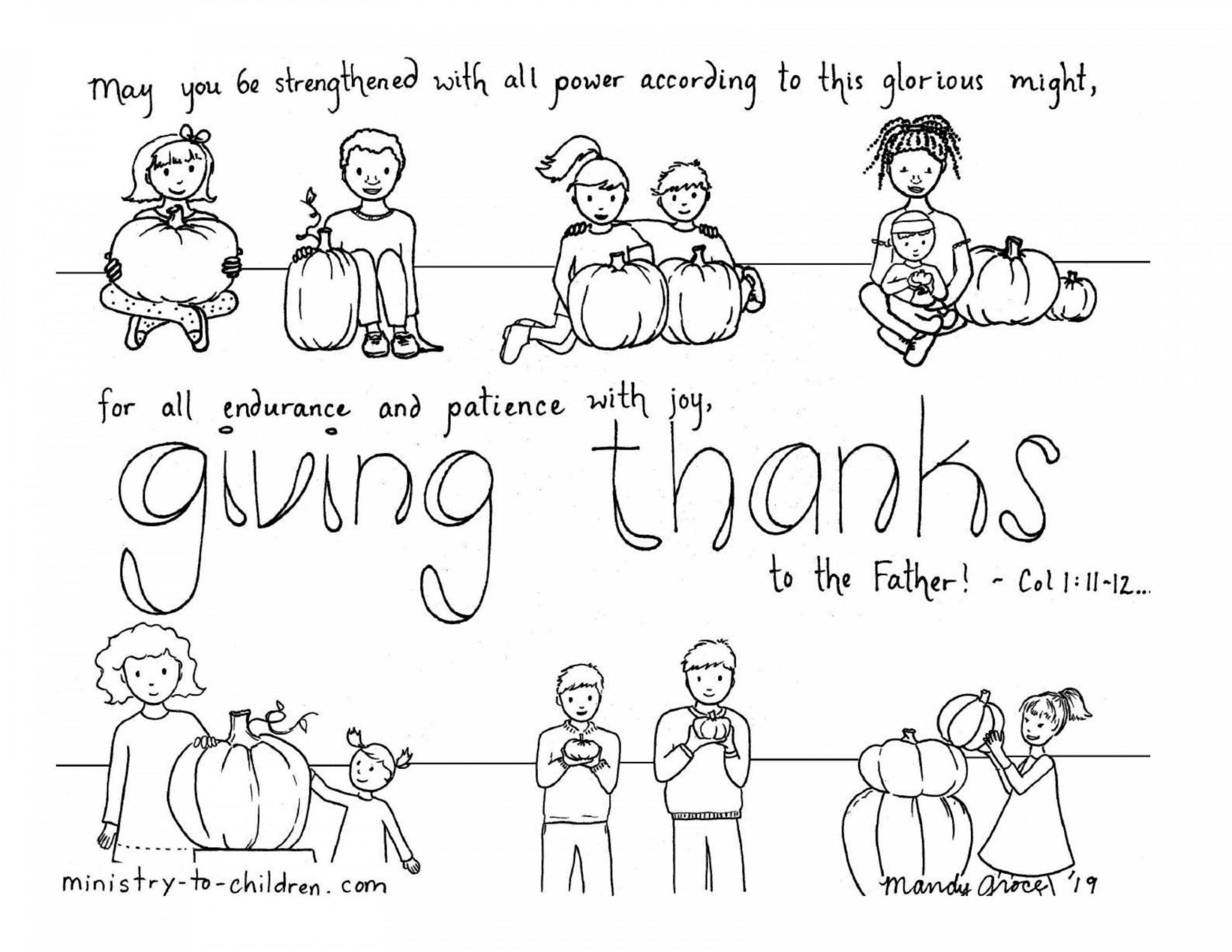 Thanksgiving Coloring Pages (Free Printable for Kids)