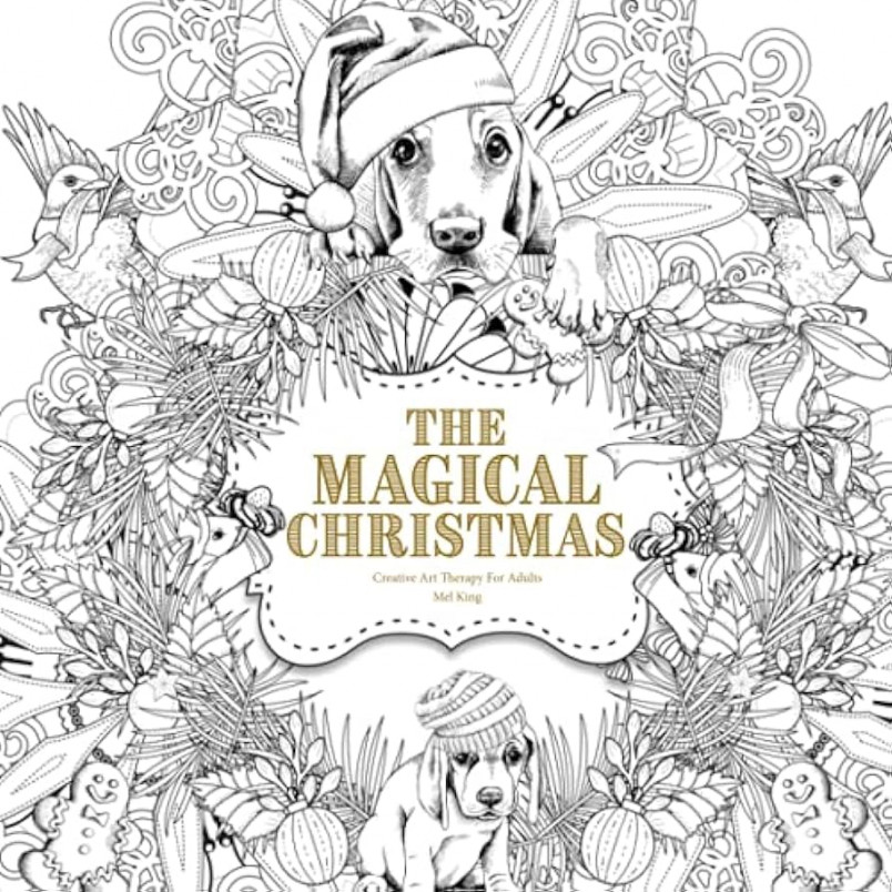 The Magical Christmas: Creative Art Therapy For Adults (Creative Colouring  Books For Grown-Ups)