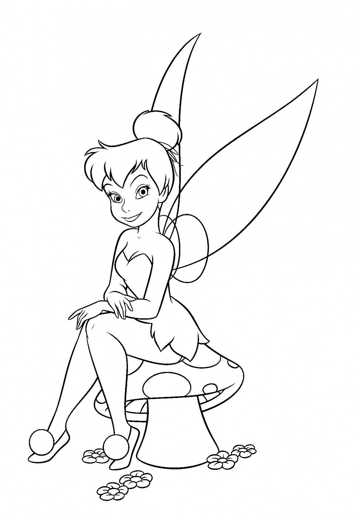 Tinkerbell Coloring Pages  Tinkerbell coloring pages, Disney