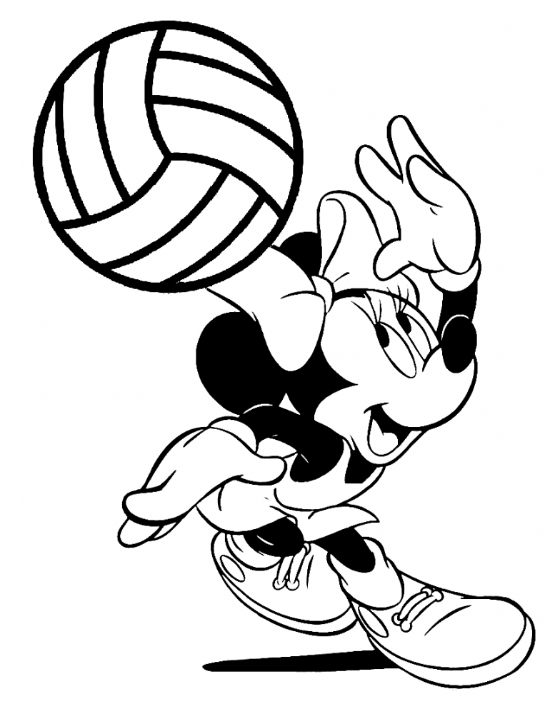 Volleyball Coloring Pages Printable for Free Download