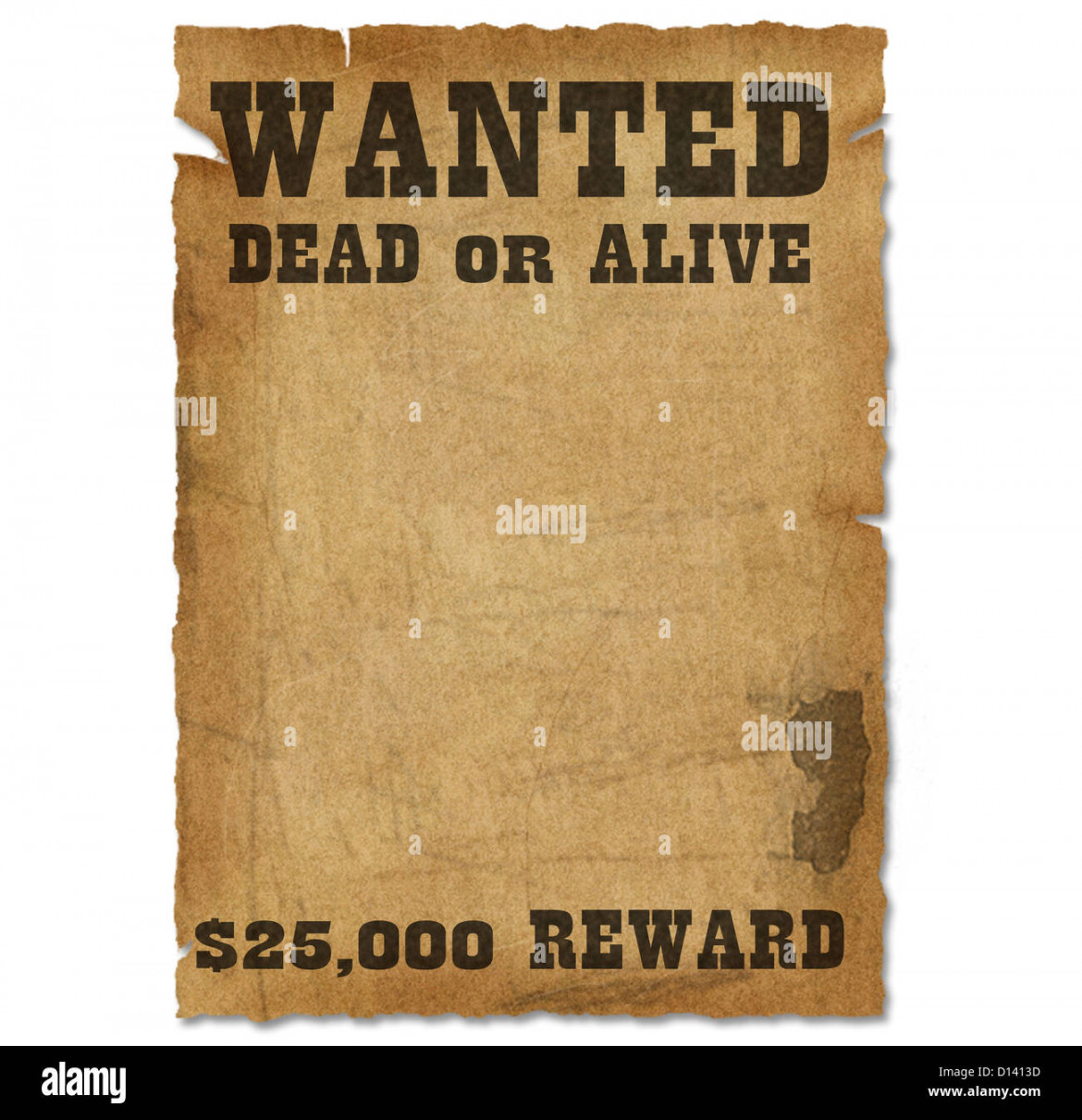 Wanted poster hi-res stock photography and images - Alamy