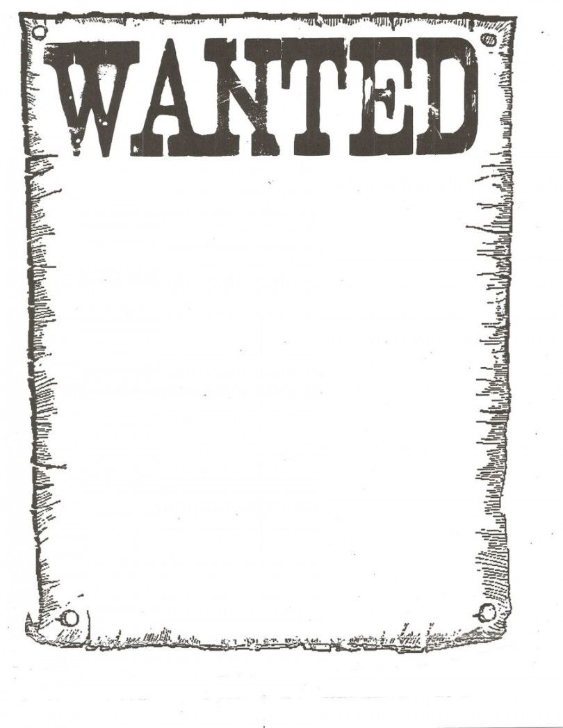 Wanted Poster  Poster template free, Wanted template, Poster template