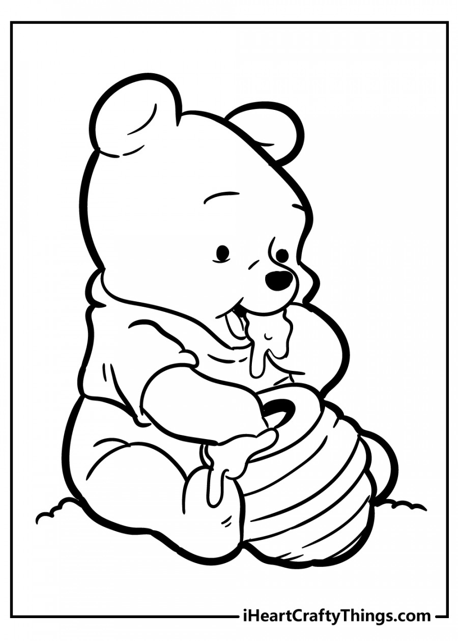 Winnie The Pooh Coloring Pages (% Free Printables)