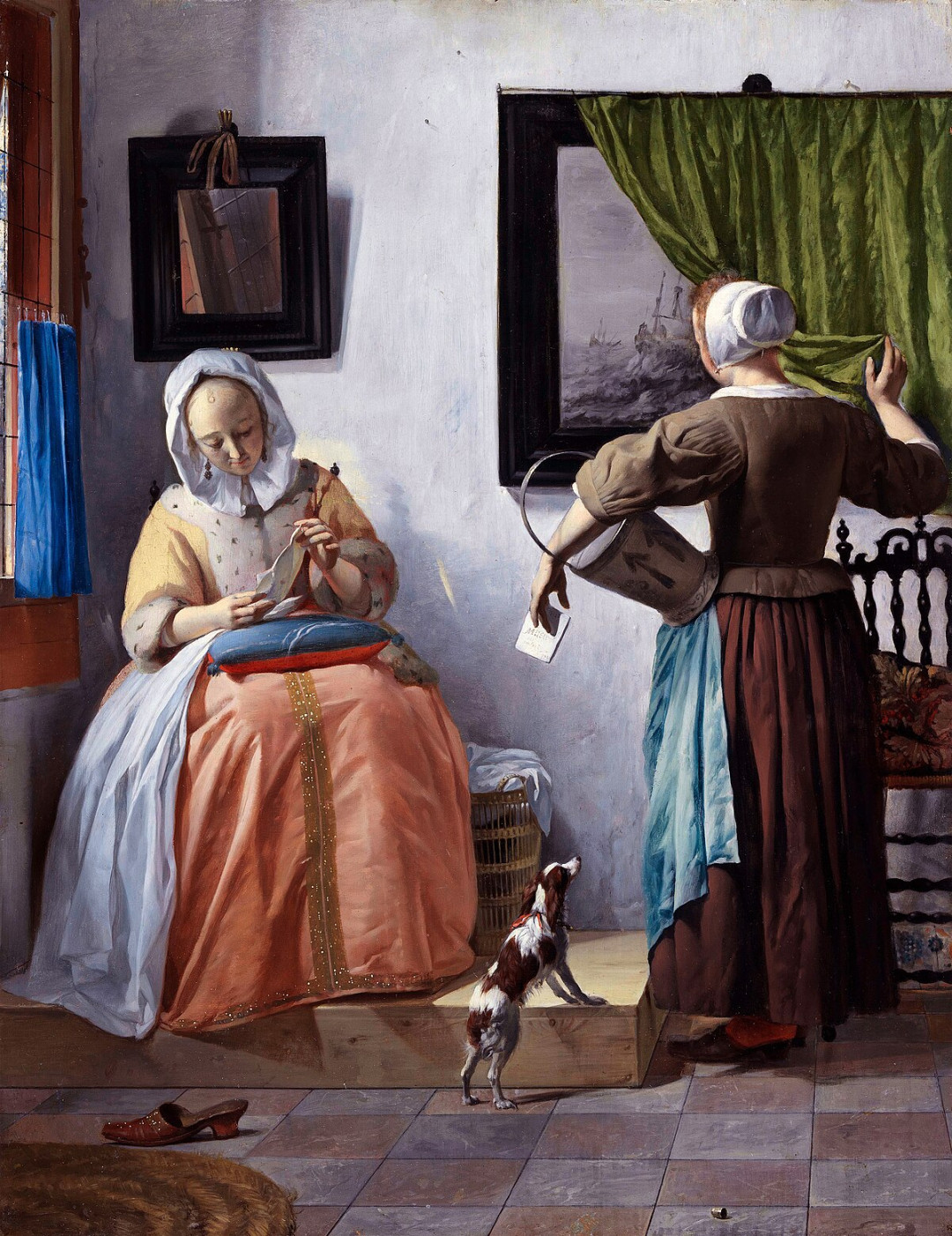 Woman Reading a Letter (Metsu) - Wikipedia