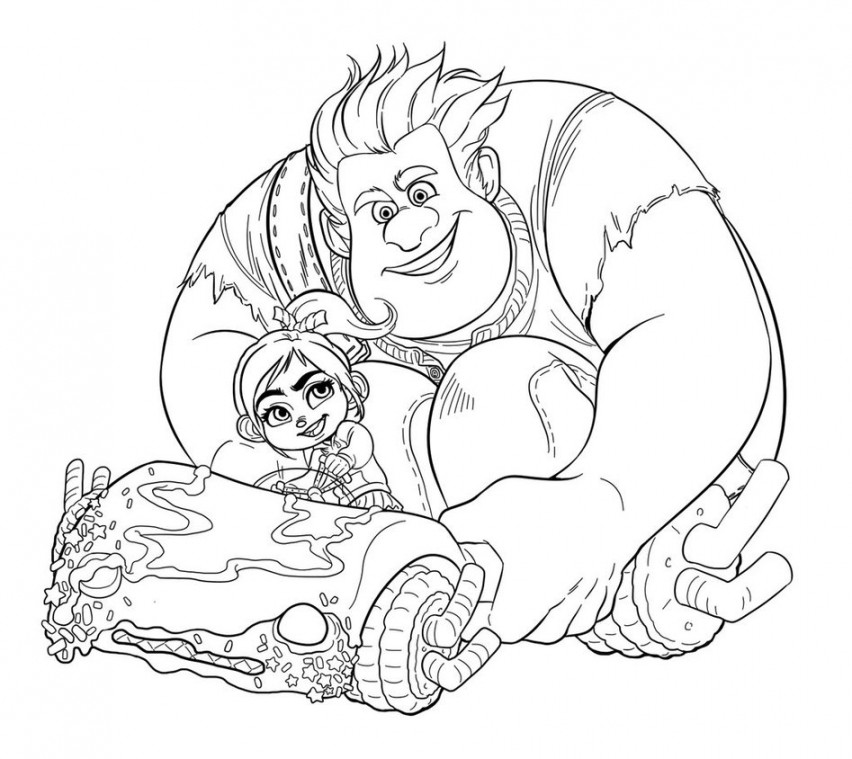 Wreck-it Ralph Coloring Pages - Best Coloring Pages For Kids