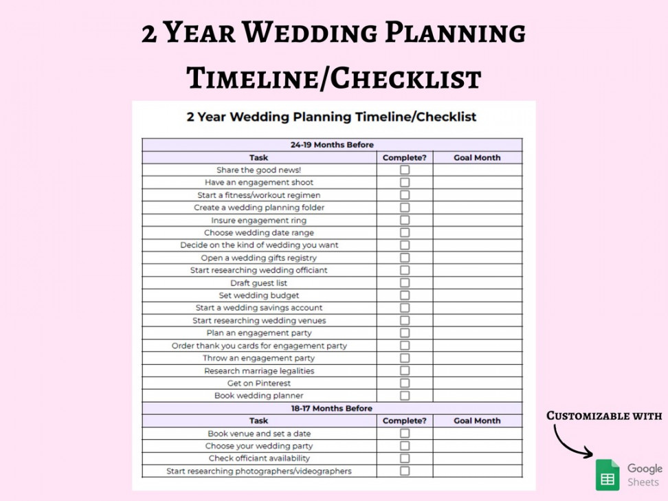 Year Wedding Planning Timeline Ultimate 4 Month Wedding - Etsy