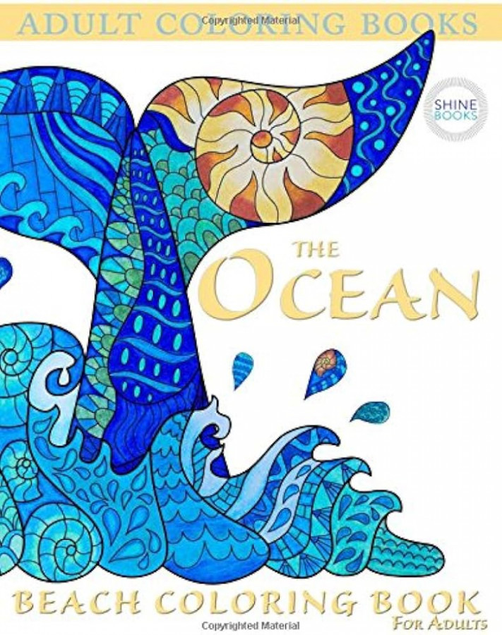 Adult Coloring Books: The OCEAN: Beach Coloring Book For Adults