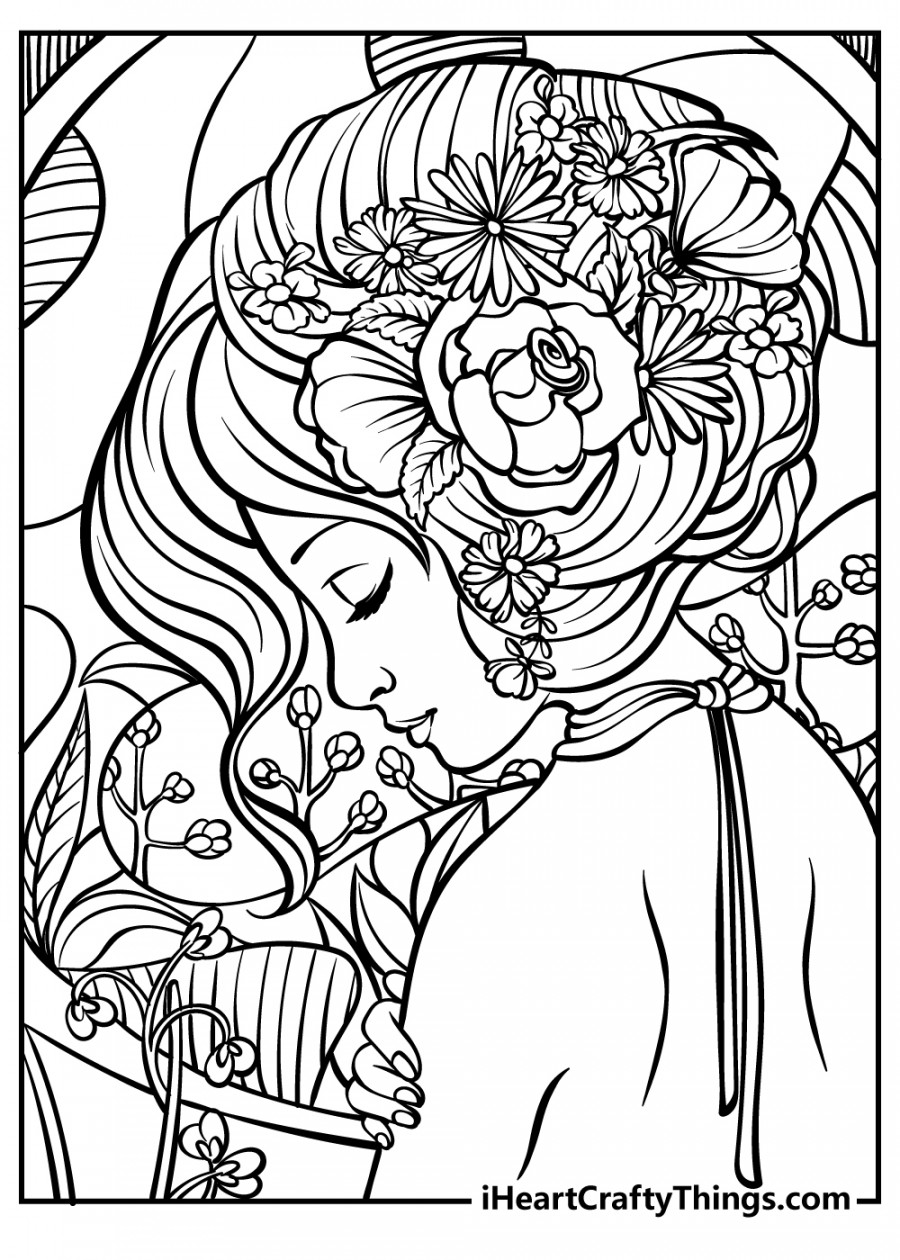 Adult Coloring Pages (% Free Printables)